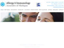 Tablet Screenshot of annarborallergy.com